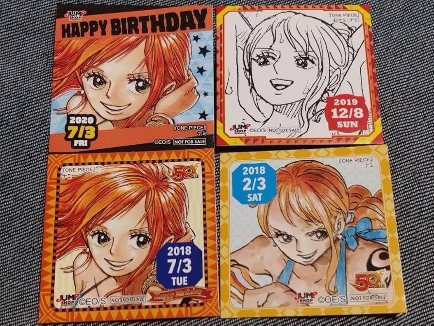 ジャンプ　ショップ　365日　ステッカー　セット　2018年　1月　ワンピース ONE PIECE 麦わらストア限定 365日ステッカー 配布キャンペーン